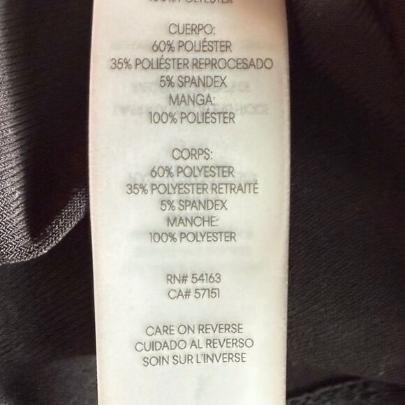 CALVIN KLEIN BLOUSE SHEER SLEEVE - Picture 5 of 6